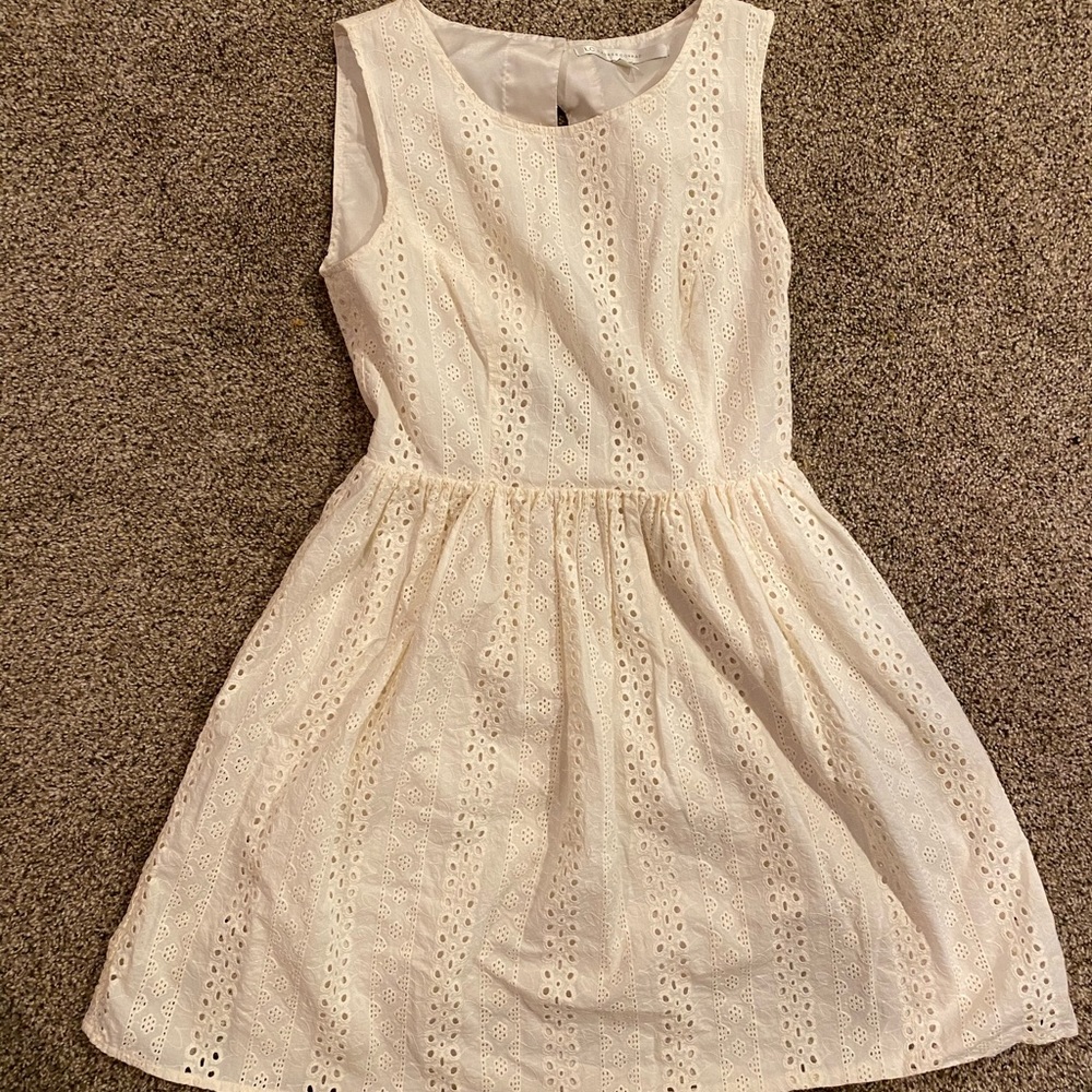 Off white Lace Lauren Conrad dress
